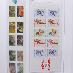 Collection timbres de France 2004-2007 neufs** en album DAVO.