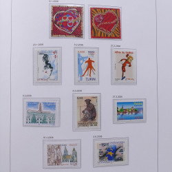 Collection timbres de France 2004-2007 neufs** en album DAVO.