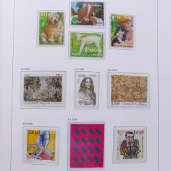 Collection timbres de France 2004-2007 neufs** en album DAVO.