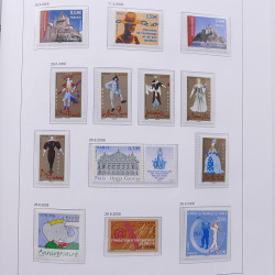 Collection timbres de France 2004-2007 neufs** en album DAVO.