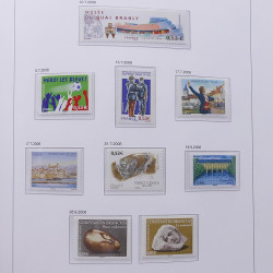 Collection timbres de France 2004-2007 neufs** en album DAVO.