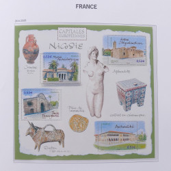 Collection timbres de France 2004-2007 neufs** en album DAVO.