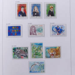 Collection timbres de France 2004-2007 neufs** en album DAVO.