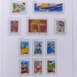 Collection timbres de France 2004-2007 neufs** en album DAVO.