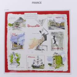 Collection timbres de France 2004-2007 neufs** en album DAVO.