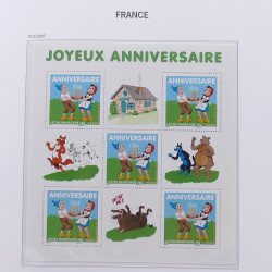 Collection timbres de France 2004-2007 neufs** en album DAVO.