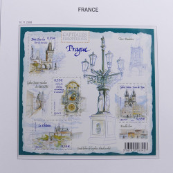 Collection timbres de France 2008-2009 neufs** en album DAVO.