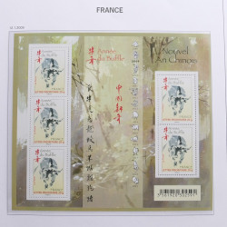 Collection timbres de France 2008-2009 neufs** en album DAVO.