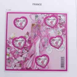 Collection timbres de France 2008-2009 neufs** en album DAVO.