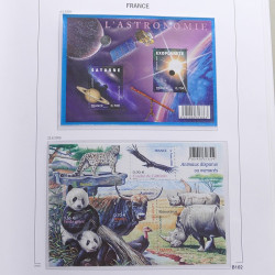 Collection timbres de France 2008-2009 neufs** en album DAVO.