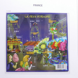 Collection timbres de France 2008-2009 neufs** en album DAVO.