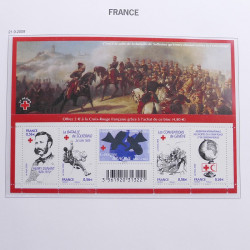 Collection timbres de France 2008-2009 neufs** en album DAVO.