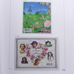 Collection timbres de France 2008-2009 neufs** en album DAVO.
