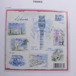 Collection timbres de France 2008-2009 neufs** en album DAVO.