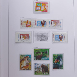 Collection timbres de France 2008-2009 neufs** en album DAVO.