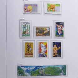 Collection timbres de France 2008-2009 neufs** en album DAVO.