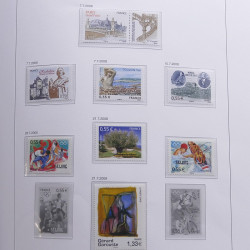 Collection timbres de France 2008-2009 neufs** en album DAVO.