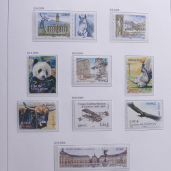 Collection timbres de France 2008-2009 neufs** en album DAVO.