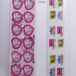 Collection timbres de France 2008-2009 neufs** en album DAVO.