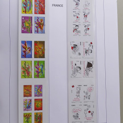 Collection timbres de France 2008-2009 neufs** en album DAVO.