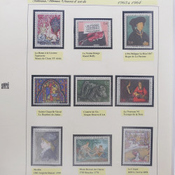 Collection timbres de France Musée Imaginaire 1961-2004 complet en album Safe.