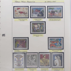 Collection timbres de France Musée Imaginaire 1961-2004 complet en album Safe.