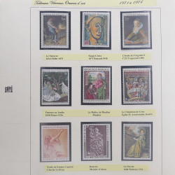 Collection timbres de France Musée Imaginaire 1961-2004 complet en album Safe.