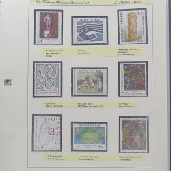 Collection timbres de France Musée Imaginaire 1961-2004 complet en album Safe.