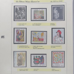 Collection timbres de France Musée Imaginaire 1961-2004 complet en album Safe.