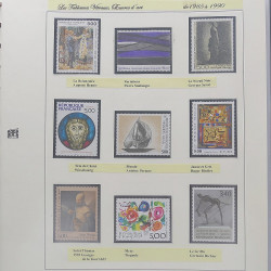 Collection timbres de France Musée Imaginaire 1961-2004 complet en album Safe.