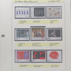 Collection timbres de France Musée Imaginaire 1961-2004 complet en album Safe.
