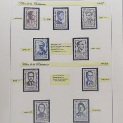 Collection timbres de France thématiques neufs** en album Safe.