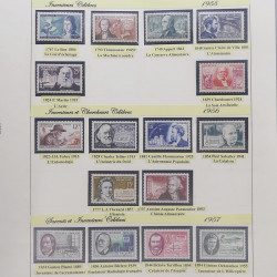 Collection timbres de France thématiques neufs** en album Safe.