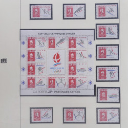 Collection timbres de France thématiques neufs** en album Safe.