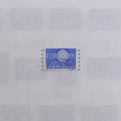 Lot massif de timbres de Grèce 1886-2001 oblitérés sur feuilles.