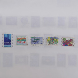 Lot massif de timbres de Grèce 1886-2001 oblitérés sur feuilles.
