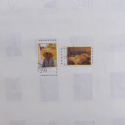 Lot massif de timbres de Grèce 1886-2001 oblitérés sur feuilles.