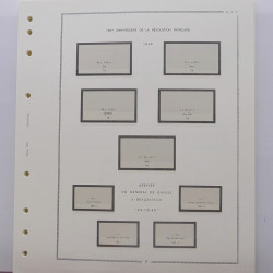 Moc feuilles préimprimées Afrique Equatoriale Française 1936-1958.