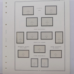 Moc feuilles préimprimées Afrique Equatoriale Française 1936-1958.