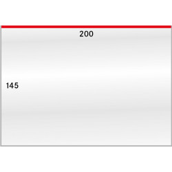 Gaines de protection 200 x 145 mm pour documents format A5.