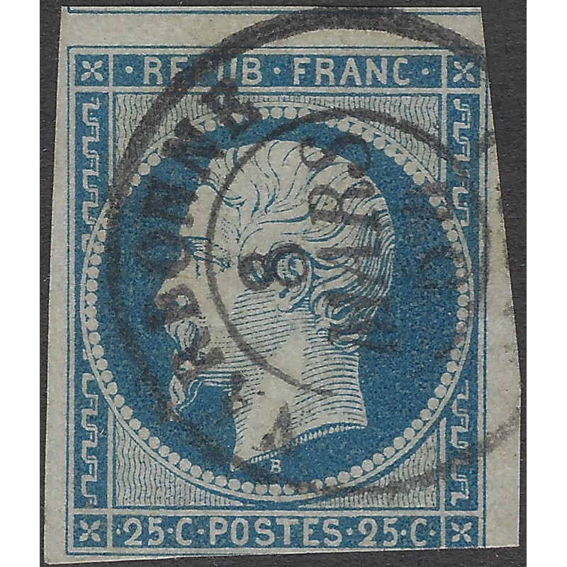 Présidence timbre de France N°10 oblitéré cachet T15.