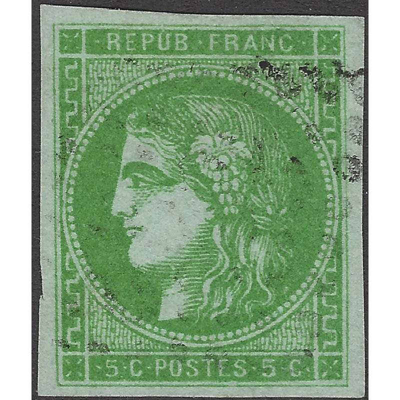 Bordeaux timbre de France N°42B oblitéré.