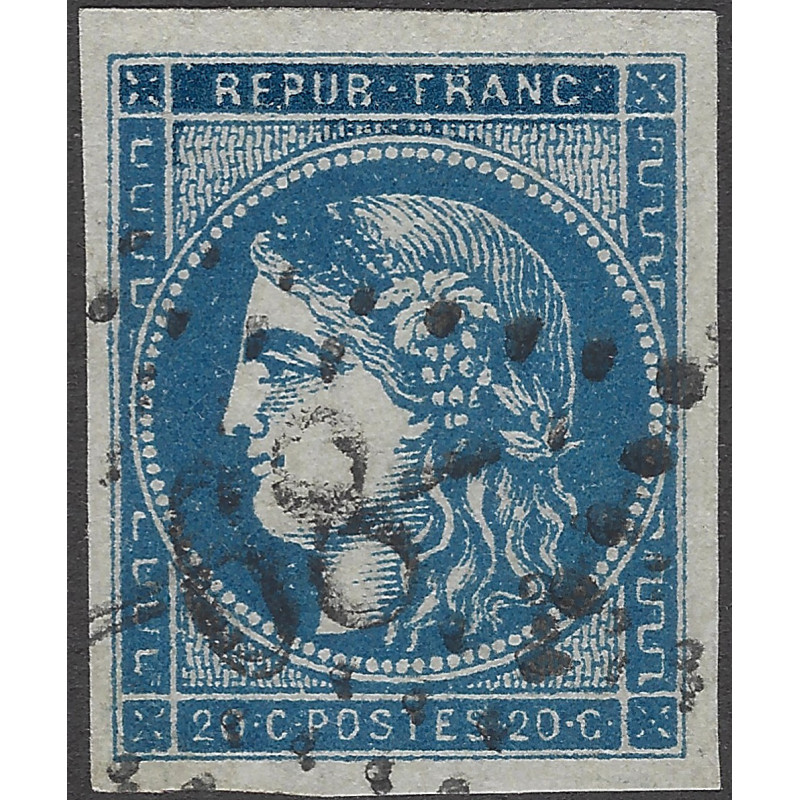 Bordeaux timbre de France N°45Ca oblitéré.