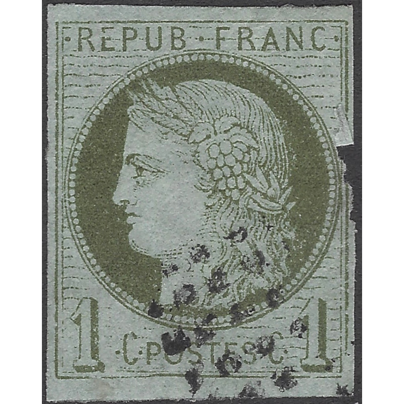 Bordeaux timbre de France N°39Ac oblitéré.