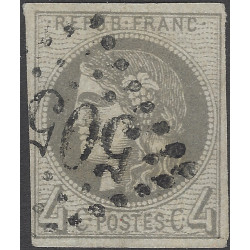 Bordeaux timbre de France N°41B oblitéré.