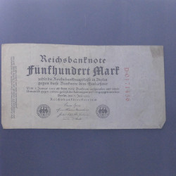 Lot de 100 billets de banque anciens d'Allemagne en un album.