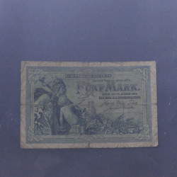 Lot de 100 billets de banque anciens d'Allemagne en un album.