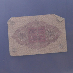 Lot de 100 billets de banque anciens d'Allemagne en un album.