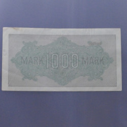 Lot de 100 billets de banque anciens d'Allemagne en un album.