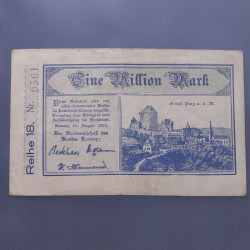 Lot de 100 billets de banque anciens d'Allemagne en un album.